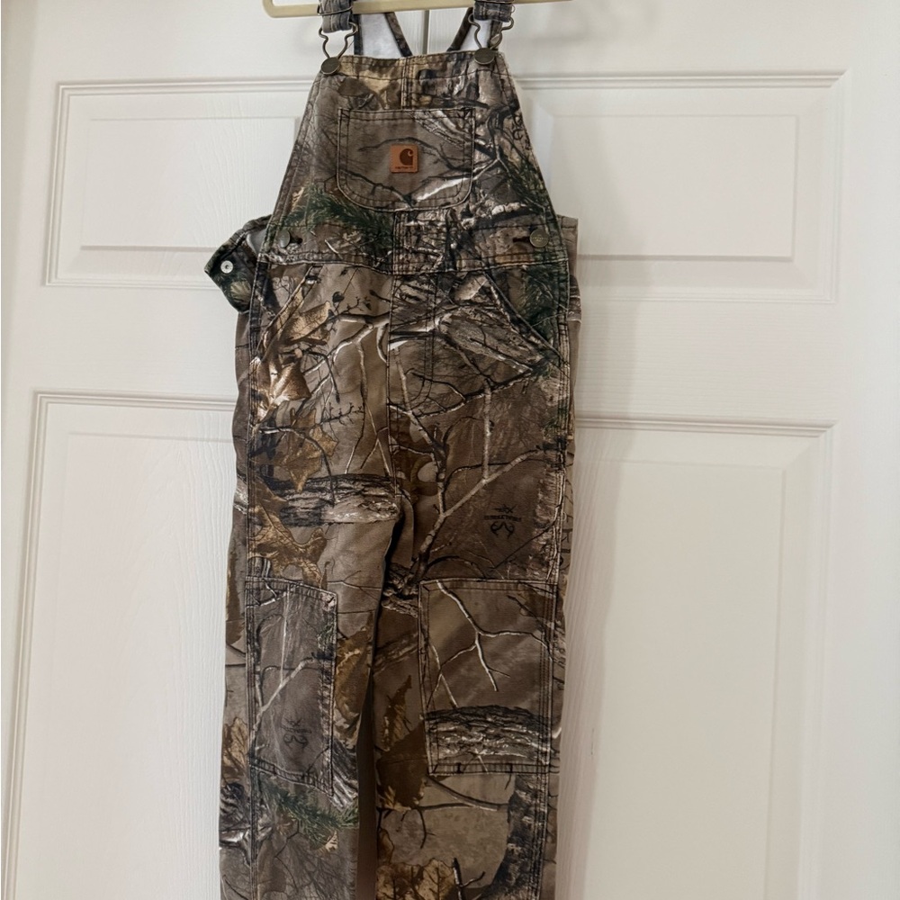 Carhartt Kids' Brown Camouflage Overalls